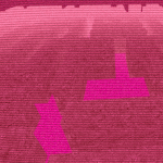 a purple maze obscured by red fog