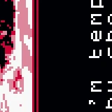 a red screenshot of a game with text cut off