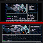 two crunched screens; one is cut off, the other scaled properly